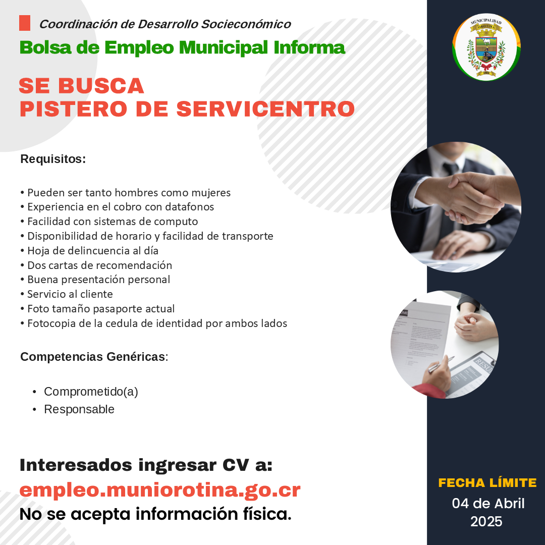 SE BUSCA PISTERO